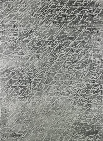 RAPETTI ALFREDO (n. 1961) Silver. 2007. Acrilico su tela. Cm 46,00 x 63,50 x...