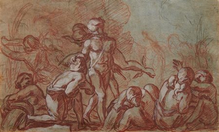 Bartholomaus Spranger [attribuito a] (1546 - 1611) SCENA MITOLOGICA CON...