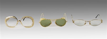 Lotto di 3 occhiali Vintage da lettura tra cui Christian Dior.