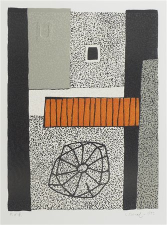 Luigi Spacal Trieste 1908-2000 "Interno carsico" cm. 46x34 - incisione a...