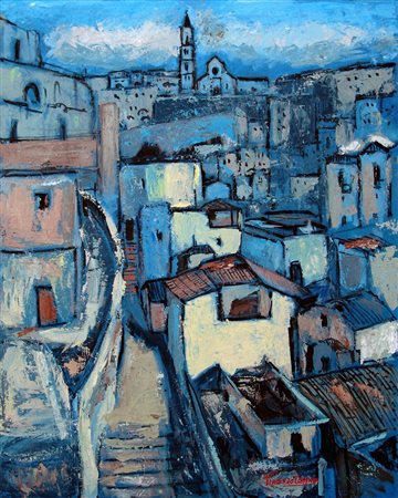 Vincenzo Contino 1955, Roma (Rm) - [Italia] Matera acrilico su tela 100x80 cm...