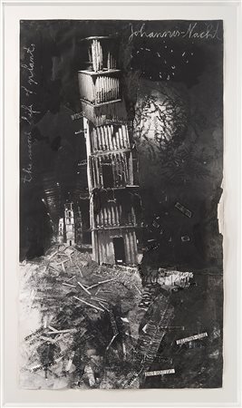 Anselm Kiefer (Donaueschingen 1945)"Johannis-Nacht" 2007gouache, acrilico,...