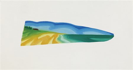 Tom Wesselmann, Cincinnati 1931 - New York 2004, Seascape Study, 1996, Olio...