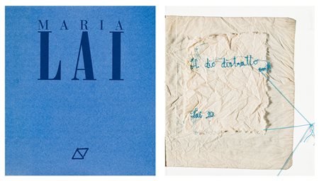 MARIA LAI (1919-2013)Il Dio distratto, 1994Libro d'artecm 33x28NoteLibro...