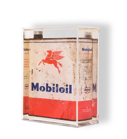 GIORGIO GOST (1962)Mobiloil, 2017Inclusione di olio per motore in resinacm...