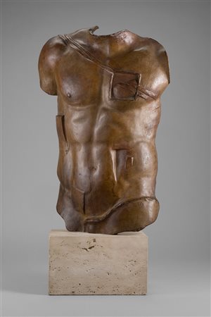 Igor Mitoraj Perseus bronzo cm 50x20x10Firmato in basso a destra:...