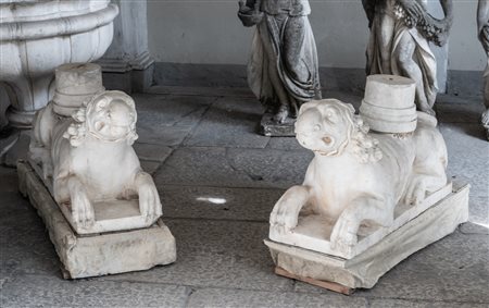 SCULTORE ROMANICO ATTIVO IN ITALIA DEL NORD FRA XIII E XIV SECOLO Coppia di...