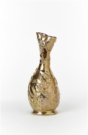 Pietro Melandri (Faenza 1885 - Faenza 1976)Vaso a collo stretto in ceramica...