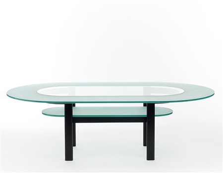 Cini Boeri (Milano 1924)Grande tavolo da riunione modello "Shadow"....