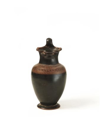 OINOCHOE ATTICA A FIGURE NERE DATAZIONE: metàVI sec. a. C. MATERIA E TECNICA:...