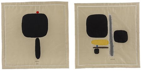 BRUNO MUNARI (1907 - 1998) Giallo, bleu, bruno a nord-ovest e Rosso a nord...