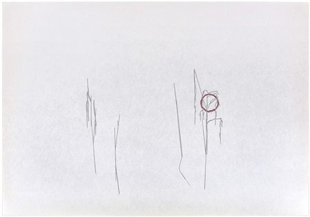 MIRANDA ARIK (1972) Senza titolo 2008 Disegno su carta 29,1 x 41,3 cm Firma e...