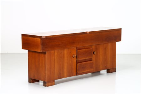 MICHELUCCI GIOVANNI (1891 - 1990) Credenza . Legno di noce. Cm 200,00 x 84,00...