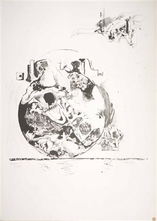 SUTHERLAND GRAHAM (1903 - 1980) Senza titolo. Litografia. . Cm 50,00 x 70,00....