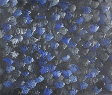 Leonida De Filippi 1969 Notti blu, 1995 Acrilico su tela H100 x L120 cm...