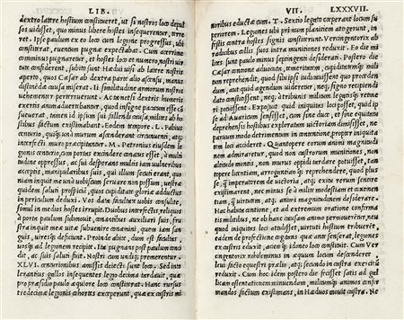 CESARE, Caio Giulio (101-44 a.C.) - Commentaria Caesaris. Firenze: Filippo Giun