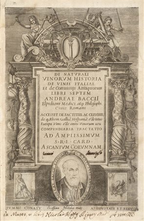 [GASTRONOMIA, CACCIA E AGRICOLTURA] - BACCI, Andrea (1524-1600) - De naturali v