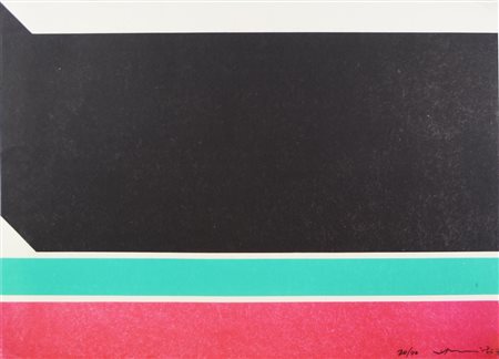 Hsiao Chin N°11. 1971 Litografia a tre colori. mm 510x705. Firmata e numerata...