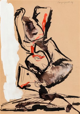 GIANCARLO SANGREGORIO (1925-2013) - Senza Titolo, 1964