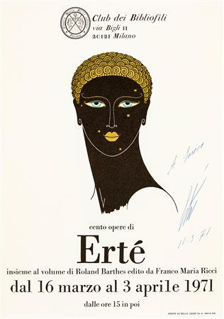 ERTÉ (1892-1990) - Senza Titolo, 1971