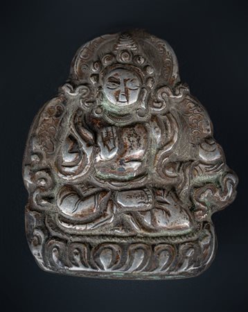 Arte Himalayana  A silver amulet possibly portraying Virupaksha Tibet, 18th century .