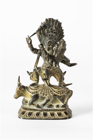 Arte Himalayana  A bronze figure in Yab Yum Nepal, 20th century .