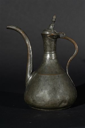 Arte Islamica  A tinned copper ewer dated 1780Ottoman greece, 18th century .