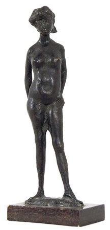 MURER AUGUSTO Falcade 1922 - 1985 Ballerina 1976 scultura in bronzo pezzo...