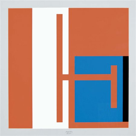 MUNARI BRUNO Milano 1907 Negativo-Positivo 1991 serigrafia es. 42/100 70x70...