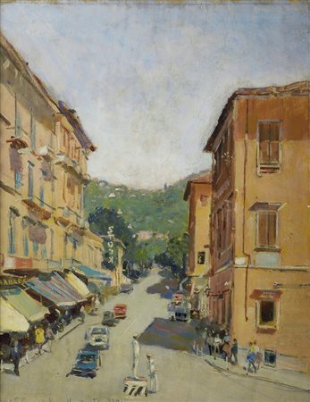 Francesco Cangiullo (Napoli, 1884 - Livorno, 1977) Montecatini: Viale...