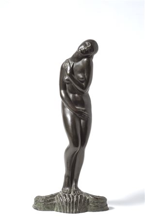 Renato Bertelli (Firenze, 1900 - 1974) Venere Terracotta bronzata, h cm.35 €...