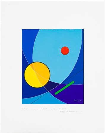 LUIGI VERONESI (1908-1998) - Tema N,5, 1970