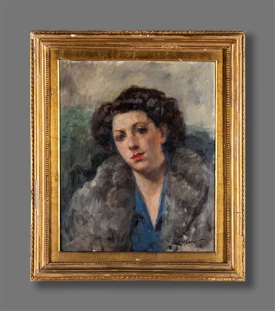 Paolo Emilio Passaro
(Salerno 1878-Napoli 1956)

Portrait of a woman