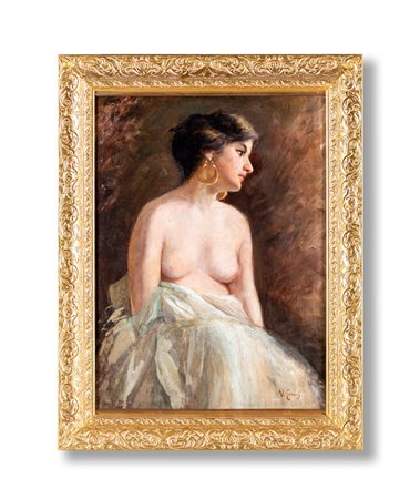 Vittorio Gussoni
(Milano 1893-Sanremo 1968)

Portrait of a young woman