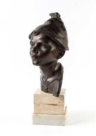 Giovanni De Martino
(Napoli 1870-Napoli 1935)

Bronze head of a boy