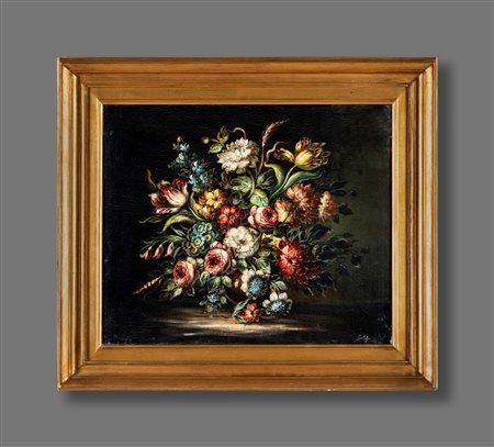 Pittore del  XIX secolo


Still life with flowers