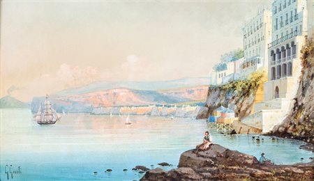 GUGLIELMO GIUSTI
(Napoli 1824-Napoli 1915)

View of Sorrento