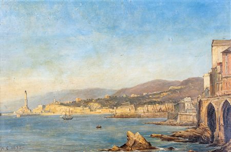 Pittore del  XIX secolo


View of Genoa