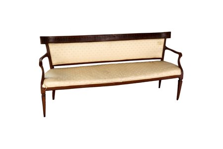 
 

Lacquered wooden sofa