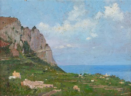 LUIGI PALUMBO
(Napoli 1859-Napoli 1916)

View of Capri