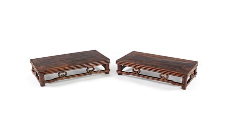 
 

Pair of low tables