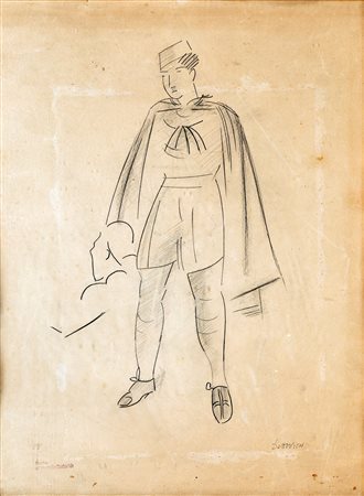 Marcello Dudovich
(Trieste 1878-Milano 1962)

Figure with mantle