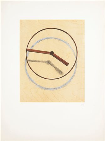 MAN RAY USA 1890 - 1976 F "Les heures heureuses" 80x59 (foglio), 45,5x35,8...