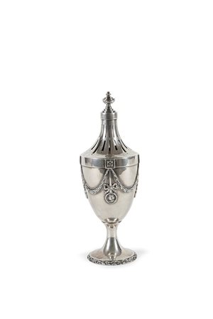 VASO IN ARGENTO Vaso con coperchio in argento 934 millesimi, Olanda 1846,...