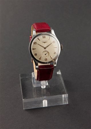 LONGINES Solo tempo, anni '50, Diam 36 Cassa in due parti; quadrante con...