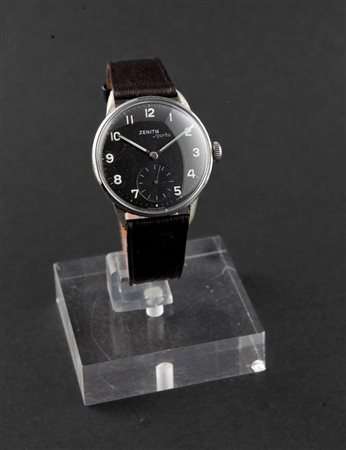 ZENITH Solo tempo, modello Sporto, anni '60 Diam 34 Cassa in lega cromata in...