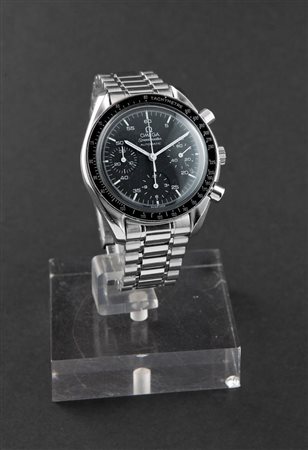 OMEGA Cronografo a tre contatori, modello Speedmaster Reduced, anni '90 Diam...