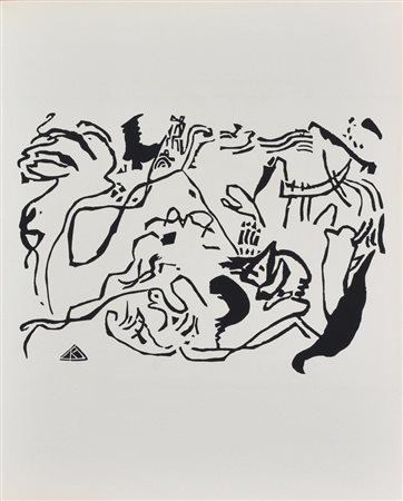 Wassily Kandinsky KLANGE II xilografia, cm 31,3x24, es. senza tiratura...