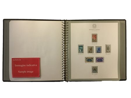 REPUBBLICA 1945/1961
Collezione avanzata del periodo per la parte di posta ordi