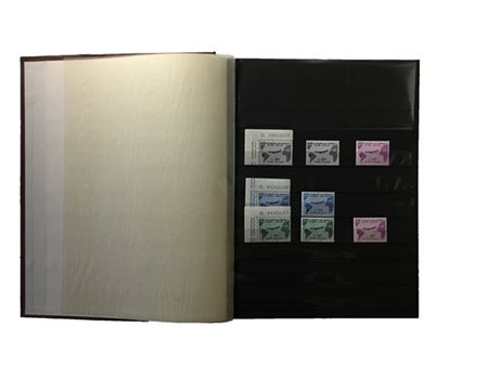 REPUBBLICA 1949/1970
Collezione del periodo con 2 "Gronchi rosa". In un classif